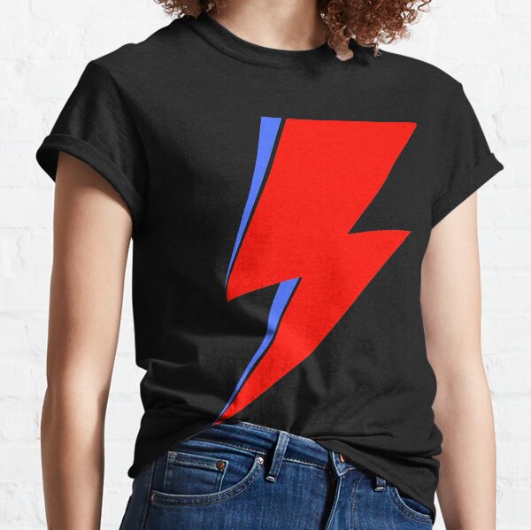 KND Rebel David Bowie Lightning Bolt Aladdin Sane Music Mens T-Shirt Black S-3XL 