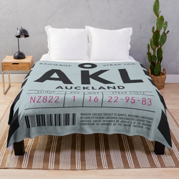 Item preview, Luggage Tag D - AKL Auckland New Zealand designed and sold by VoodooCircus.