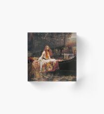 The Lady of Shallot - John William Waterhouse Acrylic Block