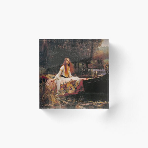 The Lady of Shallot - John William Waterhouse Acrylic Block