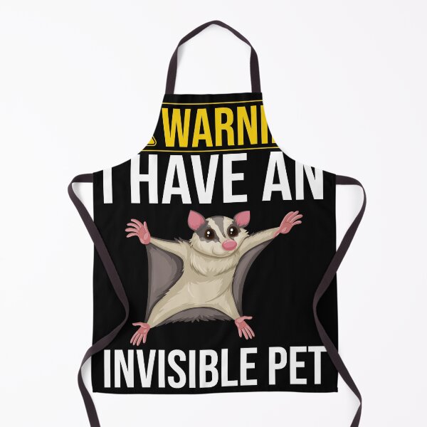 Item preview, Warning I Have An Invisible Pet - Funny Sugar Glider Lover designed and sold by MakeGoodChoices.