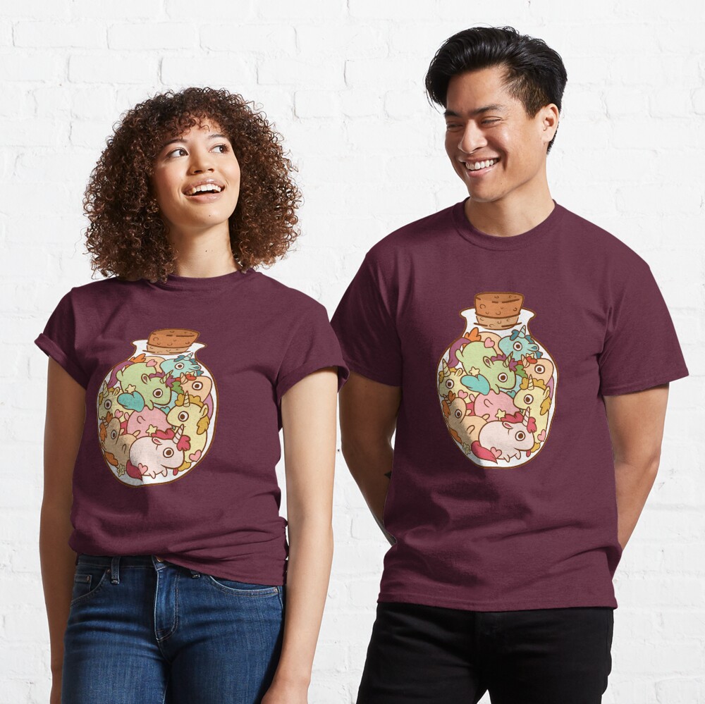 Flasche Einhörner Classic T-Shirt
