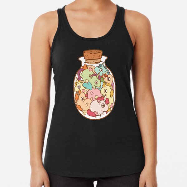 Bottle of Unicorns Racerback Tank Top
