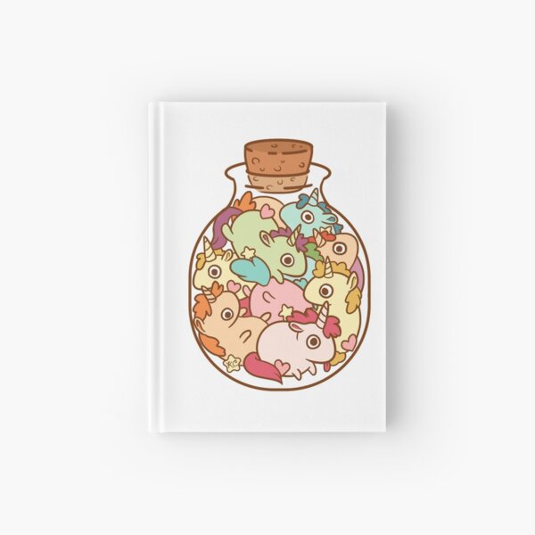 Bottle of Unicorns Hardcover Journal