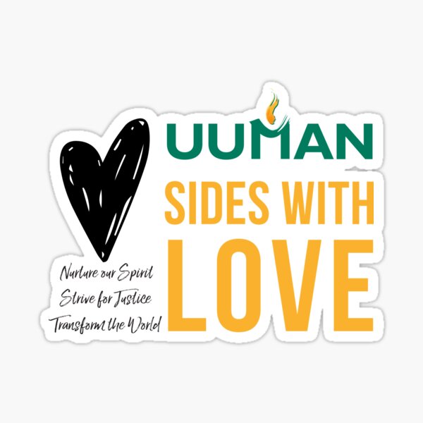 UUMAN Sides with Love Sticker