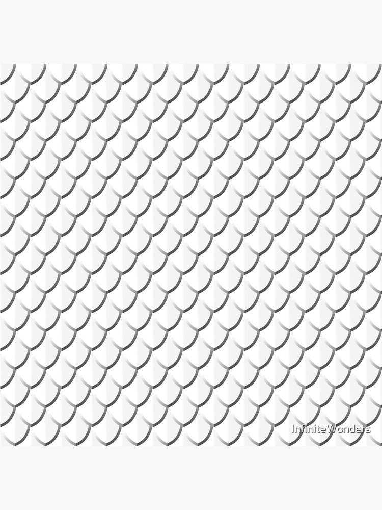 "White Dragon Scales" Poster for Sale by InfiniteWonders Redbubble
