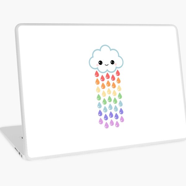 Cute Rain Cloud Laptop Skin