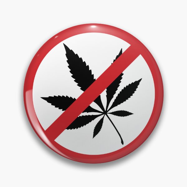 Item preview, Anti Marijuana Sign designed and sold by ProhibitionStickers.