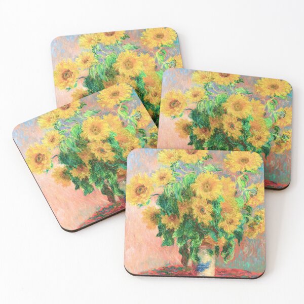 Item preview, Bouquet of Sunflowers Painting  by Claude Monet,impressionism, impressionist,Monet artwork, Monet works, Monet flower paintings, designed and sold by Tamas Das.