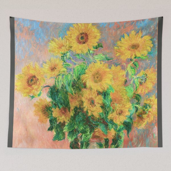 Item preview, Bouquet of Sunflowers Painting  by Claude Monet,impressionism, impressionist,Monet artwork, Monet works, Monet flower paintings, designed and sold by Tamas Das.