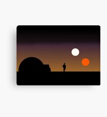 The Double Sunset... Canvas Print