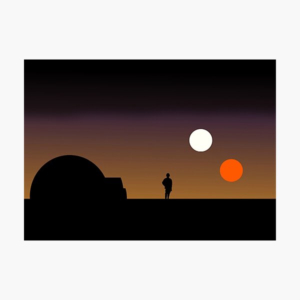 The Double Sunset... Photographic Print