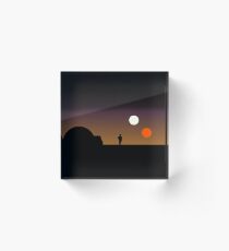 The Double Sunset... Acrylic Block
