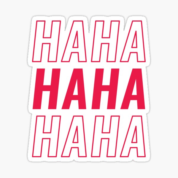 Haha - Darkie Sticker