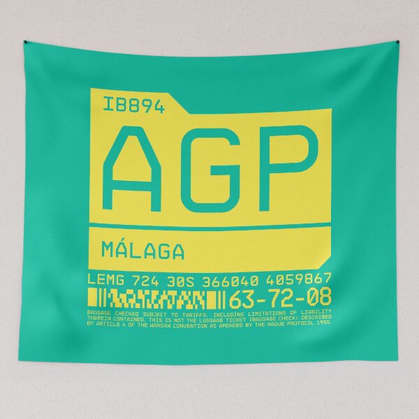 Item preview, Luggage Tag C - AGP Malaga Spain designed and sold by VoodooCircus.