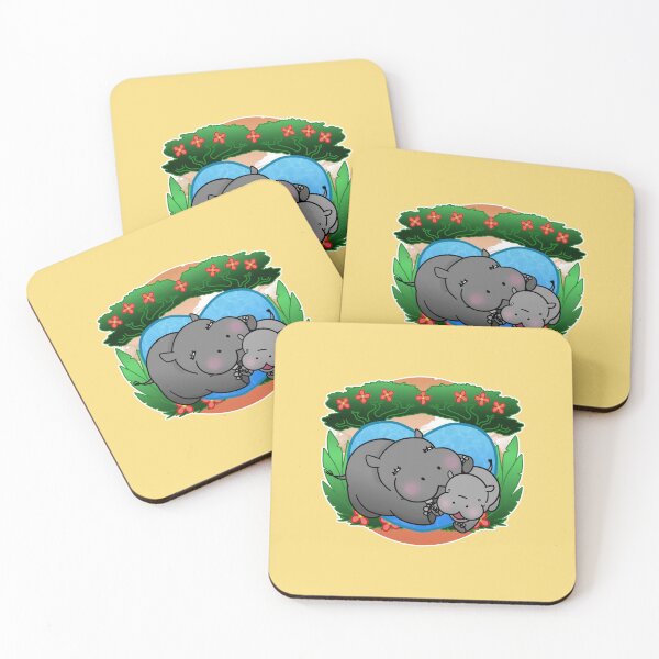Item preview, Happy Hippos designed and sold by Pajamurai.