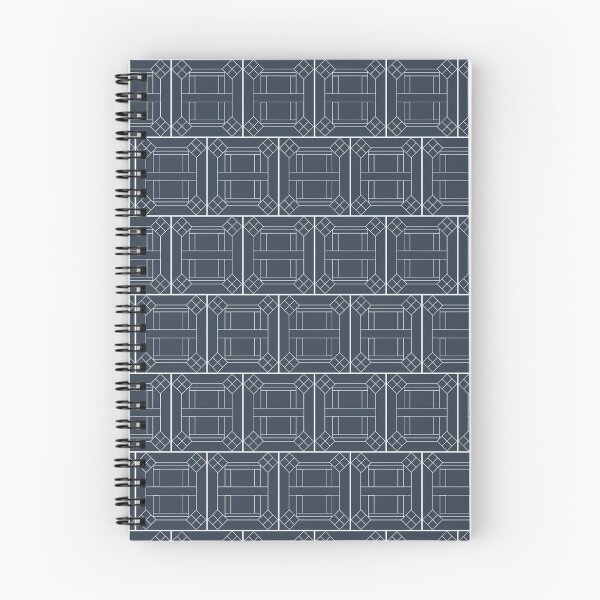 Item preview, Dark Blue Geometric Pattern designed and sold by shadowbright.
