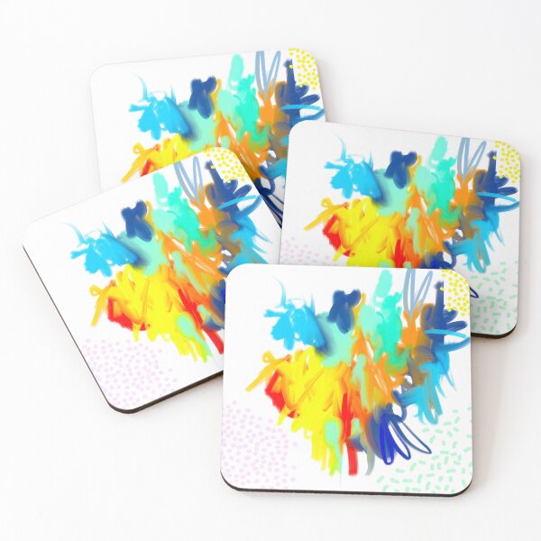 Item preview, Brigt MultiColors Abstract Painting designed and sold by MyArt23.