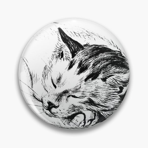 Item preview, Adorable Sleeping Cat: Edited Sketch of a Cat (1812) By Jean Bernard designed and sold by TeachUrb.