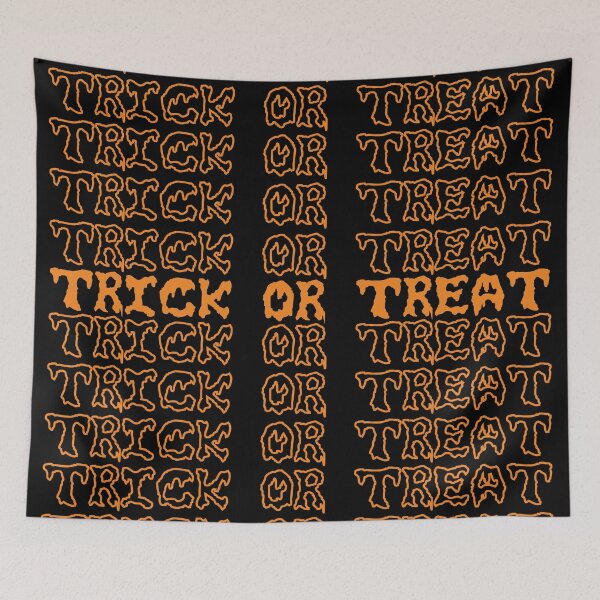 Item preview, Trick-Or-Treat Repeating Text designed and sold by JanGrackle.