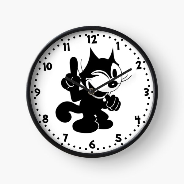 Felix the Cat Winking at.. Clock