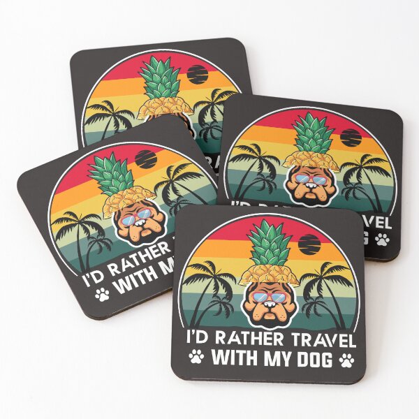 Item preview, I'd Rather Travel With My Dog designed and sold by RED FIR.