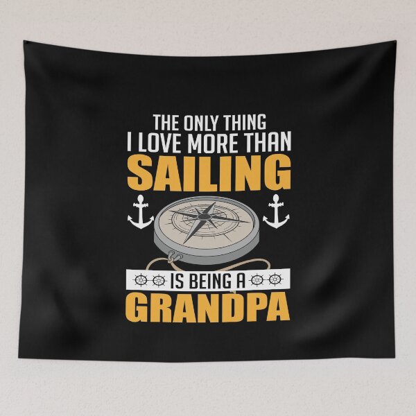Item preview, Sailor Grandpa Sea Compass Sail Skipper Sailing designed and sold by bestshirtdesign.