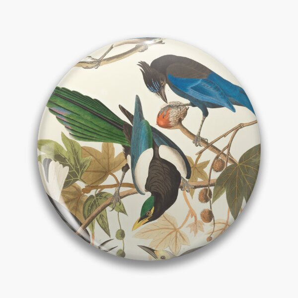 Item preview, Yellow-billed magpie, Stellers jay, Ultramarine jay and Clark's crow designed and sold by linggalibrary.