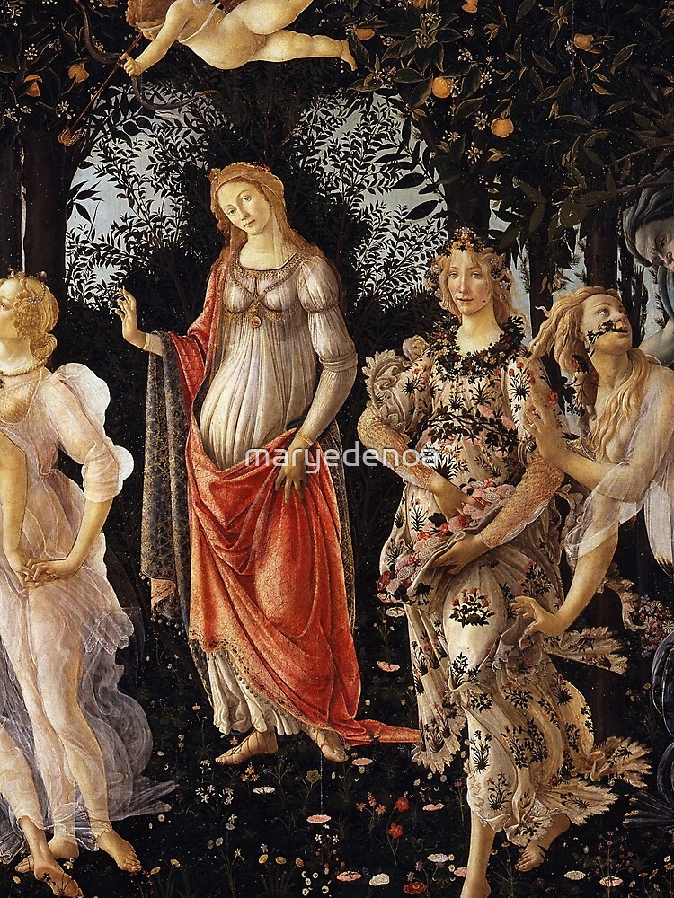 La Primavera Allegory Of Spring Sandro Botticelli Sleeveless Top   Flat,750x1000,075,t.u2 