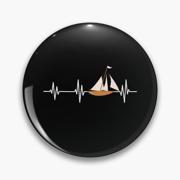 Item preview, Sea Lover Sailor Heartbeat Sail Boat Skipper Sailing designed and sold by bestshirtdesign.