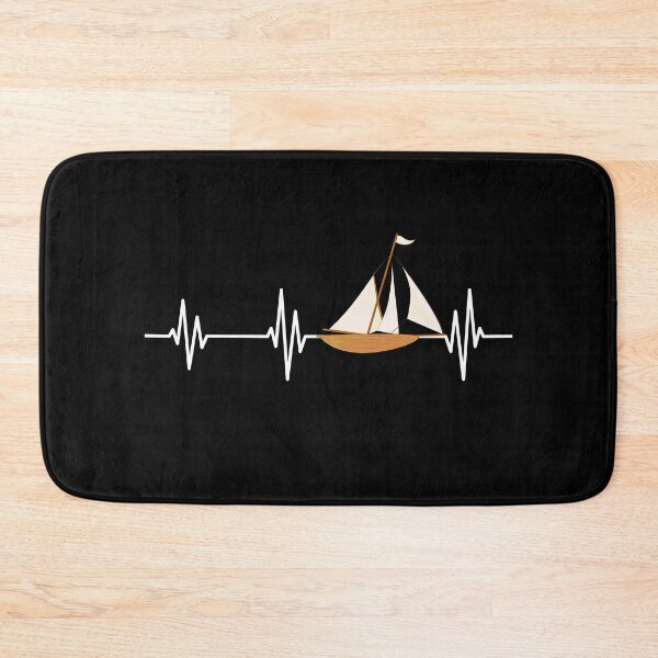 Item preview, Sea Lover Sailor Heartbeat Sail Boat Skipper Sailing designed and sold by bestshirtdesign.