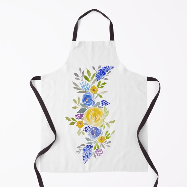 Item preview, Yellow and Blue Flowers designed and sold by Orly Fuchs Galchen.