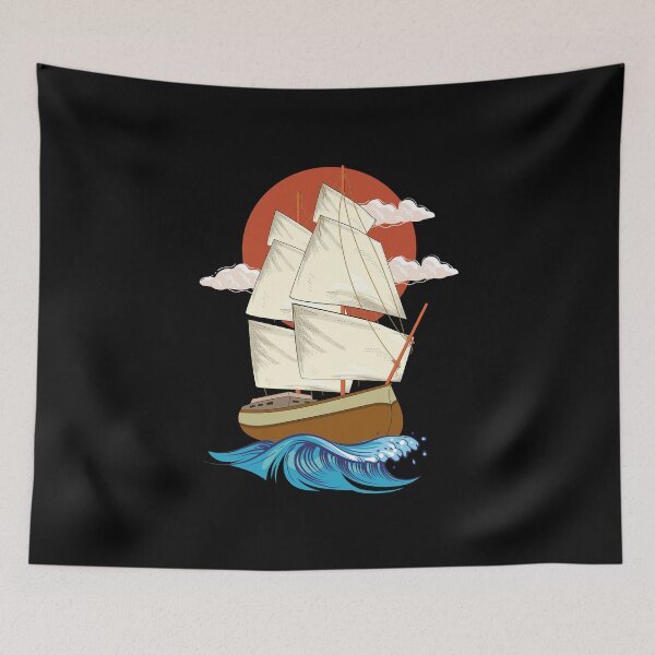Item preview, Sailor Sea Lover Sail Boat Skipper Sunset Sailing designed and sold by bestshirtdesign.