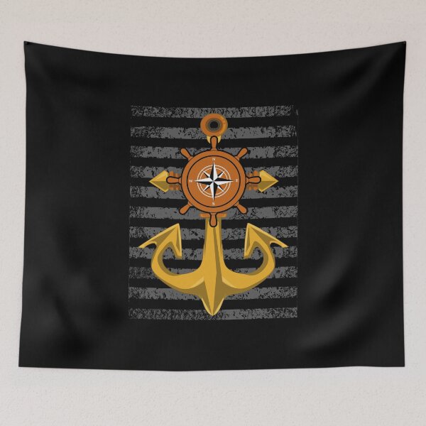 Item preview, Sailor Compass Sail Anchor Sea Skipper Sailing designed and sold by bestshirtdesign.