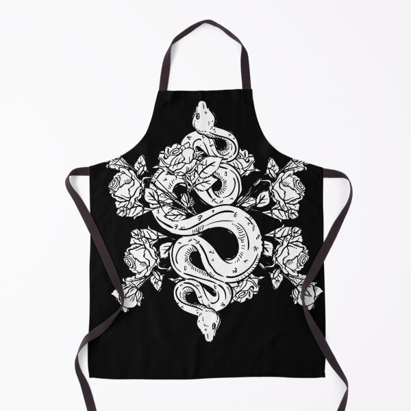 Item preview, Snake And Flowers - Funny Gothic Art Lover Serpent Fan designed and sold by MakeGoodChoices.