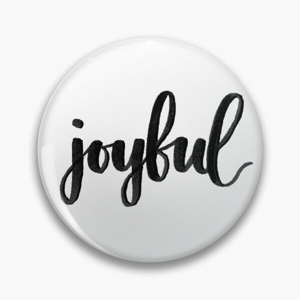 Item preview, joyful - hand-drawin calligraphy designed and sold by missgabby.