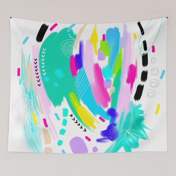 Item preview, Abstract Painting in Fun Colors designed and sold by MyArt23.