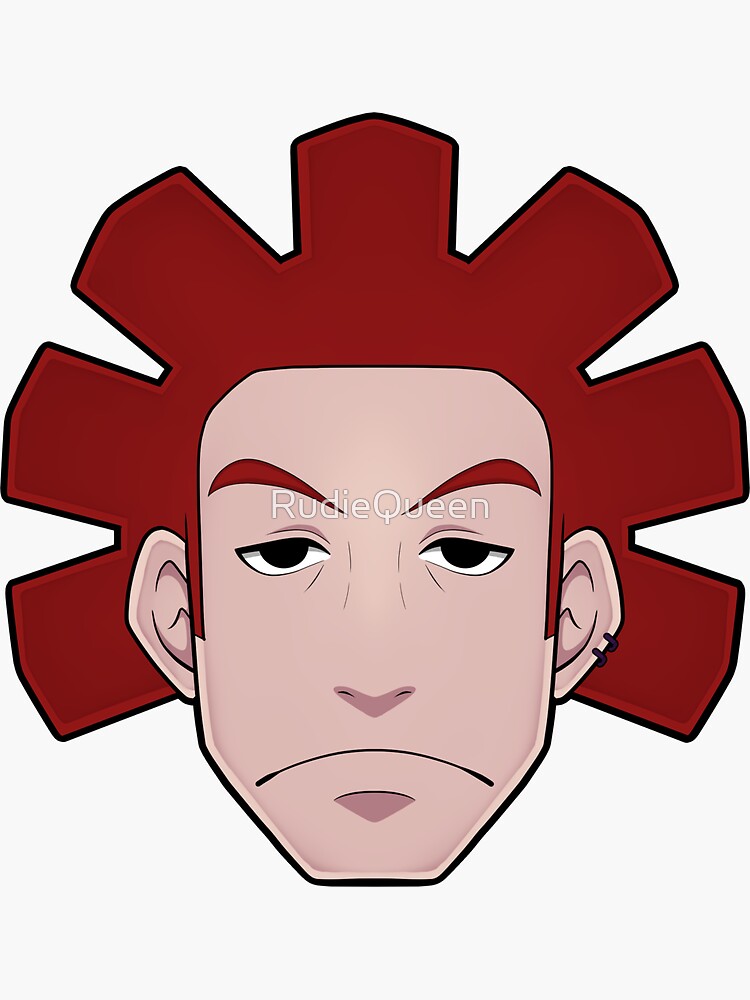"JSRF Clutch Head" Sticker by RudieQueen Redbubble