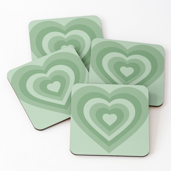 Item preview, Y2K Heart Sage Green designed and sold by tangelos.