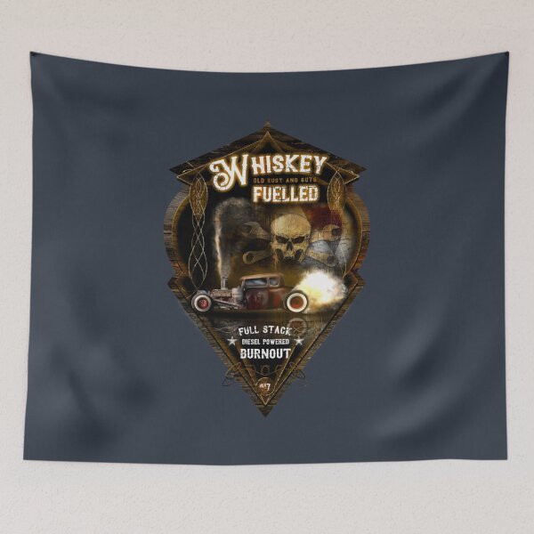 Item preview, Whiskey Fuelled Rat Rod Burnout designed and sold by NhanCheUYs.