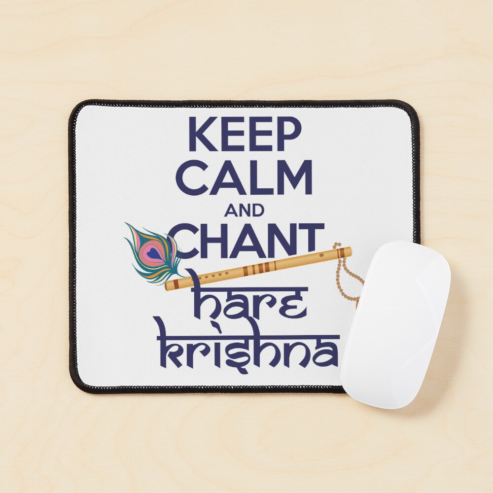 Keep Calm and Chant Hare Krishna Mantra Chanting Notebook