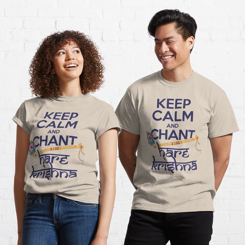 Keep Calm and Chant Hare Krishna Mantra Chanting' Women's T-Shirt