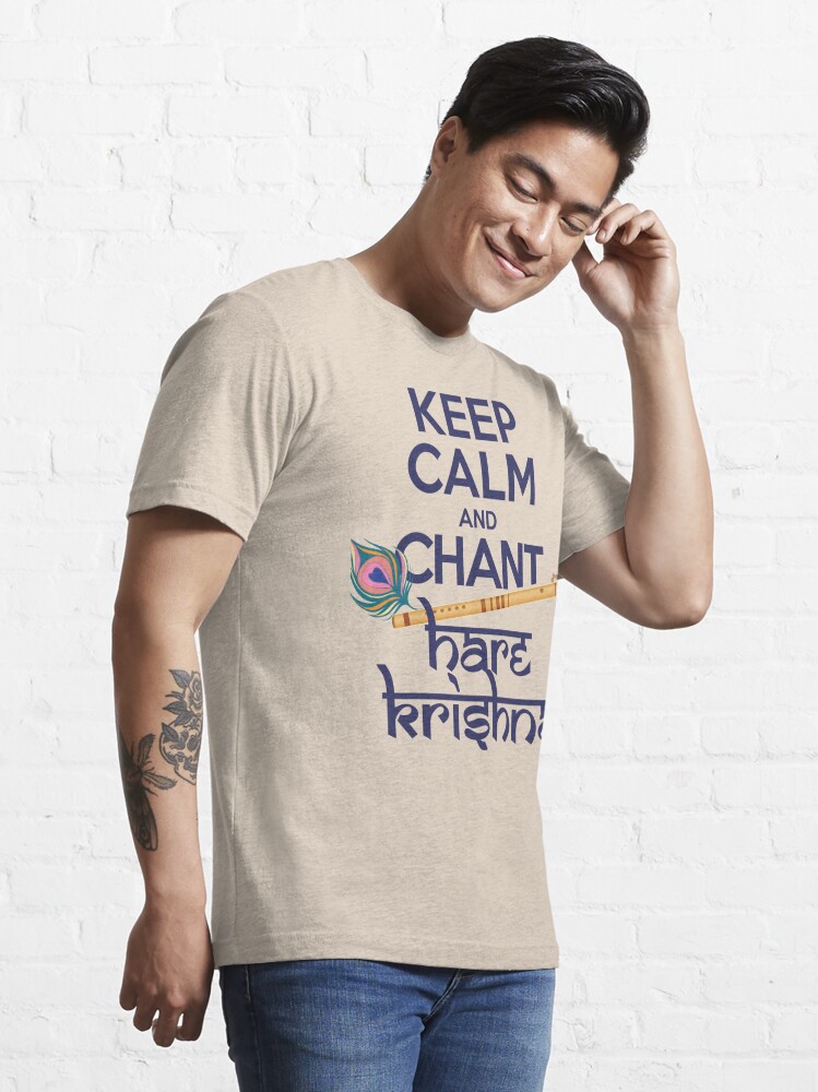 Keep Calm and Chant Hare Krishna Mantra Chanting' Women's T-Shirt