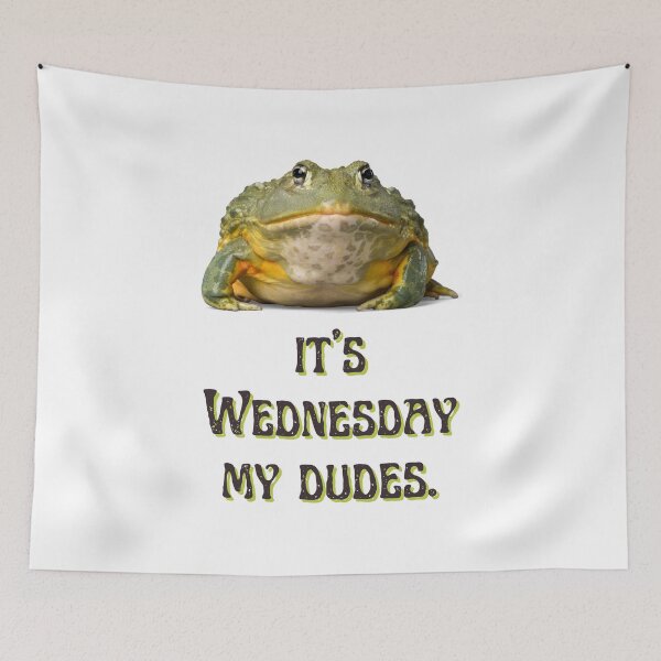 Item preview, It's Wednesday My Dudes designed and sold by ZestyFruit.