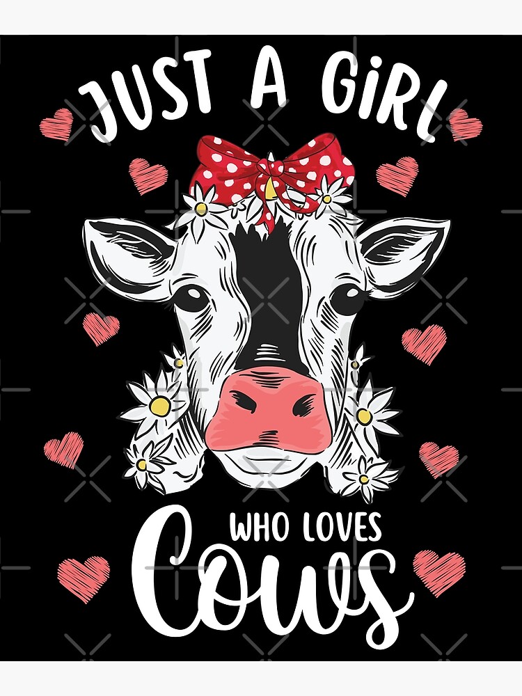 I'm Just A Girl Who Loves Cows Sticker| Cute Cow Sticker | Floral Cow Gift  | Gift for Cow Lover | Co…See more I'm Just A Girl Who Loves Cows Sticker