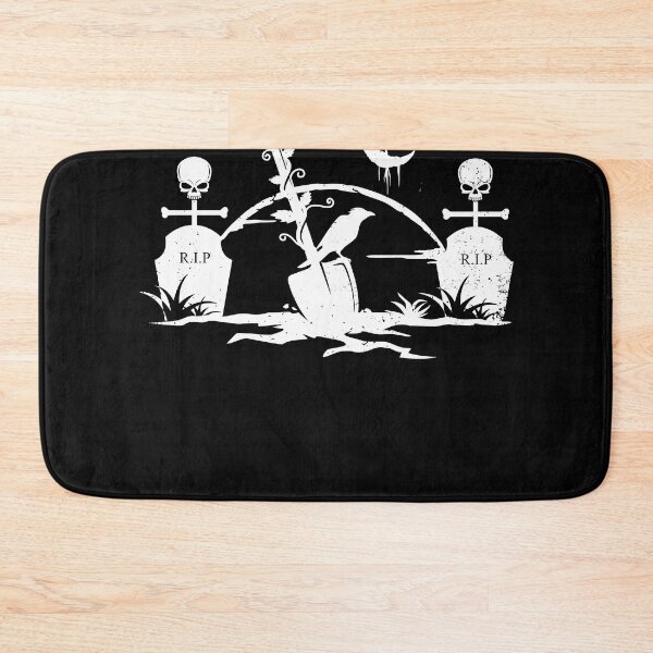 Item preview, Gothic Graveyard - Vintage Crow Lover Skull Fanatic designed and sold by MakeGoodChoices.