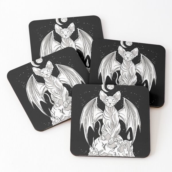 Item preview, Scary Goth Lover Funny Gothic Skeleton Black Cat Lover designed and sold by MakeGoodChoices.