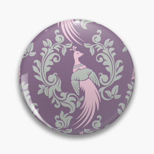 Item preview, Bird in cage wall paper style pattern designed and sold by aliztisoczki.