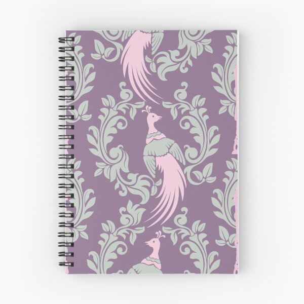 Item preview, Bird in cage wall paper style pattern designed and sold by aliztisoczki.