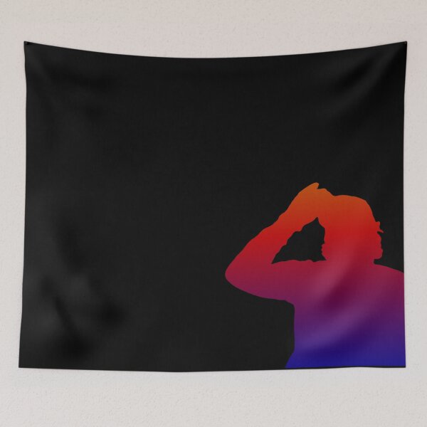 Item preview, Teachurb Tip Of The Hat Colorful Silhouette Gamer Brand Streamer  designed and sold by TeachUrb.